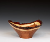 Natural Edge mesquite bowl