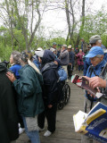 People on Magee Boardwalk