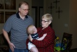 Brecken with Grandma & Grandpa