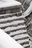 Snow on the wall