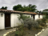 Motel room entrance