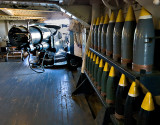 5 inch gun and shells: Range: approx. 5 miles