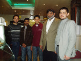 Shahid, yasir alim and fahim with bashrat bahi