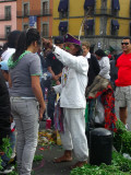 Healer on Zocalo, Mexico City