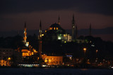 Istanbul night time5 Yeni Camii and Suleymaniye Camii.jpg