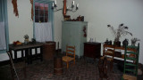 The kitchens furnishings were typical for that time.
