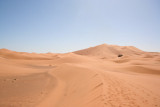 Erg Chebbi is renowned for its great size and height. It is 22 km. long and 5 km. wide and is up to 150 m. high.
