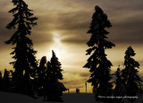 Winter Sunset Mt. Seymour