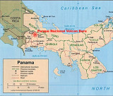Volcan Baru Map