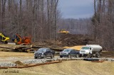 Preparing for pipeline. Pigeon Hill, Potter County