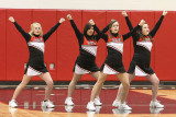2009 Mohawk Girls Basketball vs New Riegel cheer, ban and crowd photos