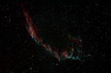 NGC 6992: Eastern Veil Nebula fragment in Ha and OIII