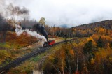Cog Railway Steams Back Down Mount Washington