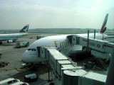 New A380 Airbus Emirates Old Terminal 3 London