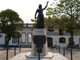 The town of Laguna pays tribute to Anita Garibaldi, one if its women heroes.