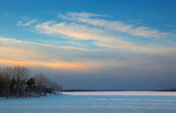 Clouds Over A Frozen Ottawa River 12711