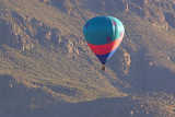 Hot Air Balloon Beside A Mountain 74264