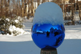 Aw! The old gazing ball trick.