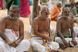 Priests at Sri Ranganatha temple in Srirangam, Tamil Nadu.