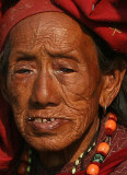 Lady in Ghale Gaun, Nepal.