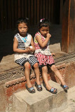 Little girls in Bandipur, Nepal.