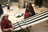 Traditional weaving in Ghale Gaun, Nepal.