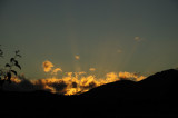 Sunset Rays in Te Anau