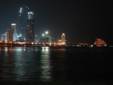 Doha Corniche at night