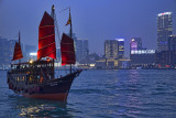 Red sails at night