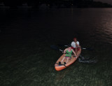 Ann and Jimmy on an evening kayak tour
