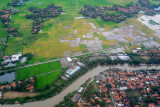 arial view of Jakarta