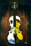 acrylic painting: My Violin2