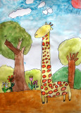 giraffe, Grace, age:6