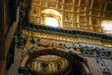 The interior of St. Peters Basilica