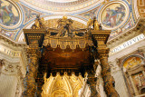 The interior of St. Peters Basilica