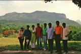 The whole group in front of the house where we stayed