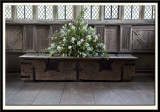 Oak Chest with Flowers