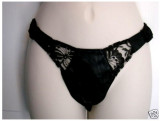 Leather Lace Thong_1 size ( arrived )