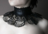 Leather and Lace Collar