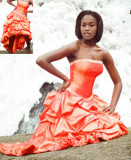 orange_ wedding size 8_ model size 3 or 4 ( arrived)