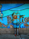 Decorated Wall- Cayucos, California