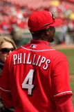 Reds second baseman Brandon Phillips