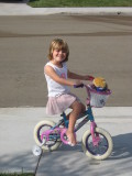 Jadyn on her bike