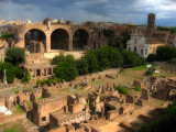 Overlooking the Roman Forum