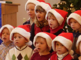 Singing angels... or Santas