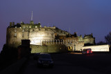 Edinburgh Castle at Night.