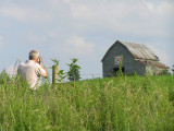Barn being Photographed