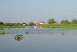 Approaching floating village