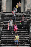 Visitors to Angkor Wat