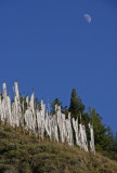 Hillside Prayer Flags and Moon